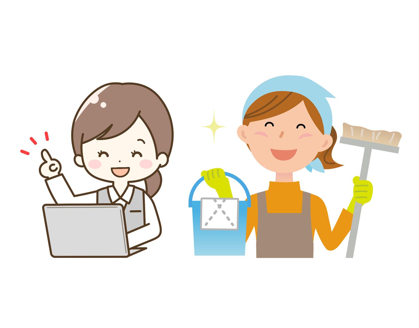 事務アシスタント・清掃スタッフ 2職種大募集!!