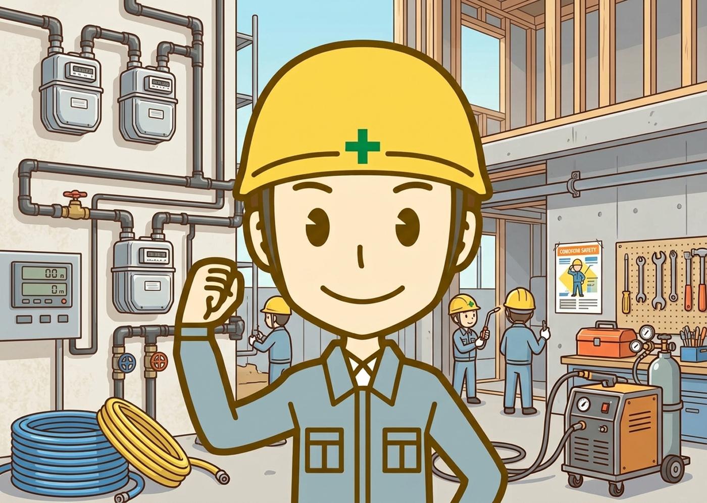 ガス内管（建物）工事士募集！ 　※電話応募のみです